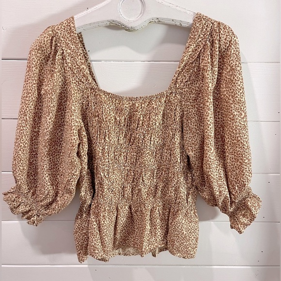 CREAM Floral Blouse Size 38 - Picture 1 of 9